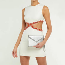 Load image into Gallery viewer, Beaded Cutout Mini Dress PREORDER
