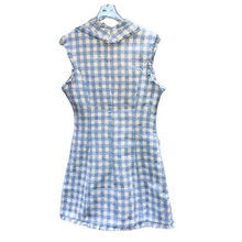 Load image into Gallery viewer, Gingham Tweed Mini Dress PREORDER
