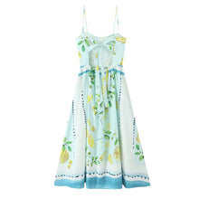 Load image into Gallery viewer, Kayleigh Lemon Printed Midi Dress
