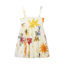 Load image into Gallery viewer, Printed Bubble Mini Dress
