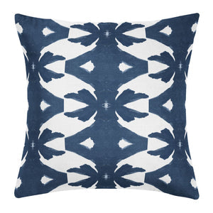 Laura Park Palm Navy 22x22 Pillow