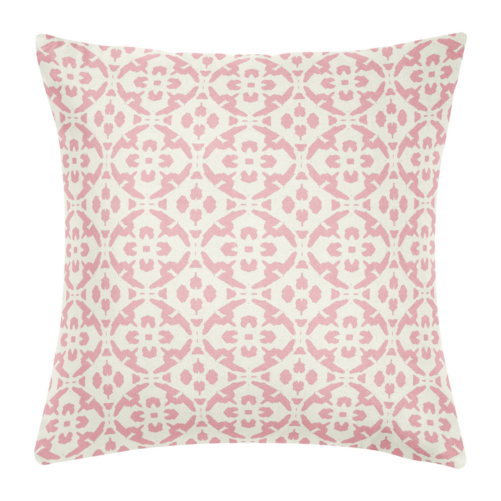 Laura Park Porto Tiles Blush 22x22 Pillow