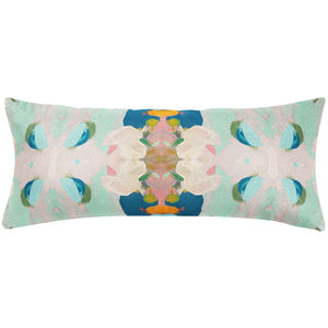 Laura Park Monet’s Garden Navy 14x36 Pillow