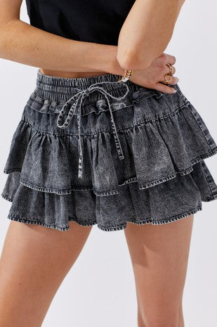 Ani skort - DENIM