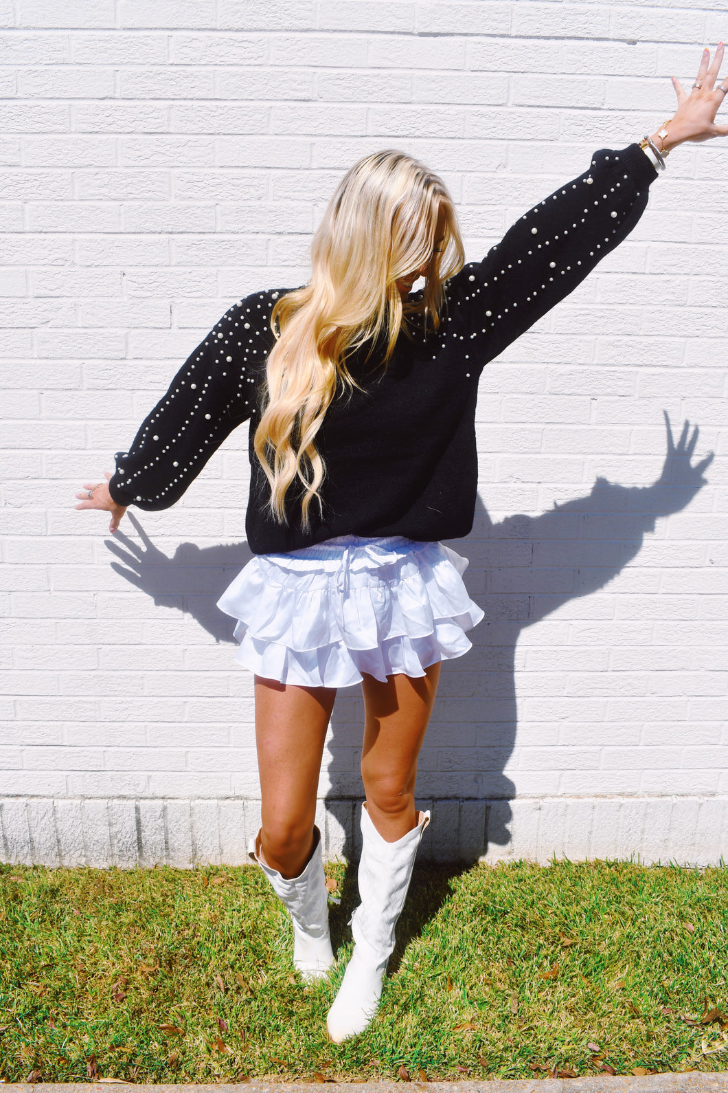 Crazy About Pearls Sweater