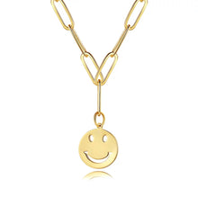 Load image into Gallery viewer, Smiley Chain Necklace
