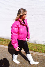 Load image into Gallery viewer, Charleston Leather Puffer (Pink)
