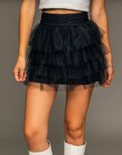 Load image into Gallery viewer, Belle Mesh Layered Mini Skirt
