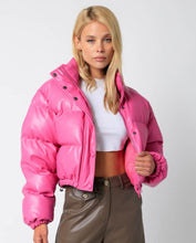 Load image into Gallery viewer, Charleston Leather Puffer (Pink)
