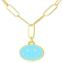 Load image into Gallery viewer, Smiley Chain Necklace
